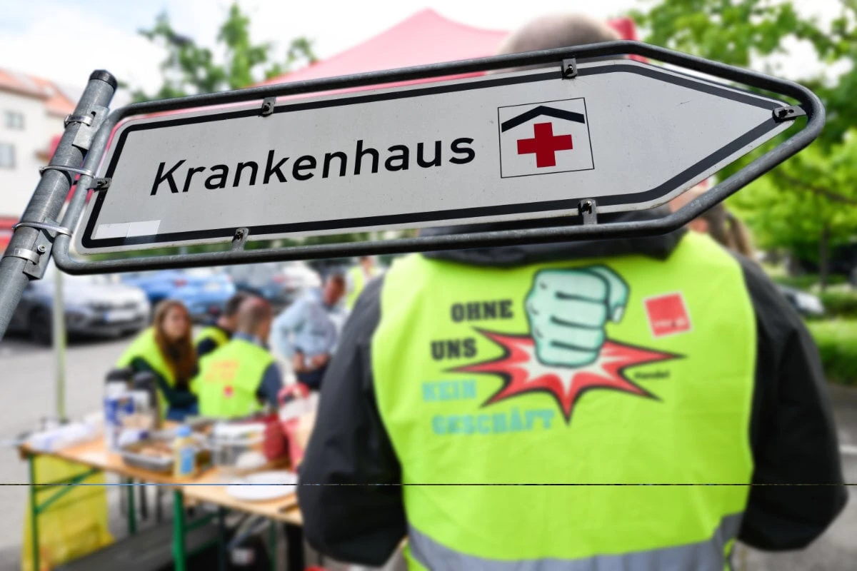 Gewerkschafter und Kliniken protestieren gegen Kürzungen