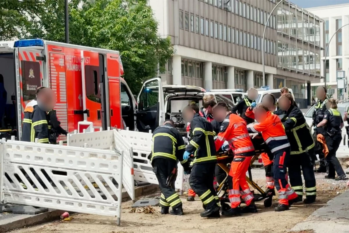 Messerattacke in Hamburg: Mutmaßlicher Täter flüchtet