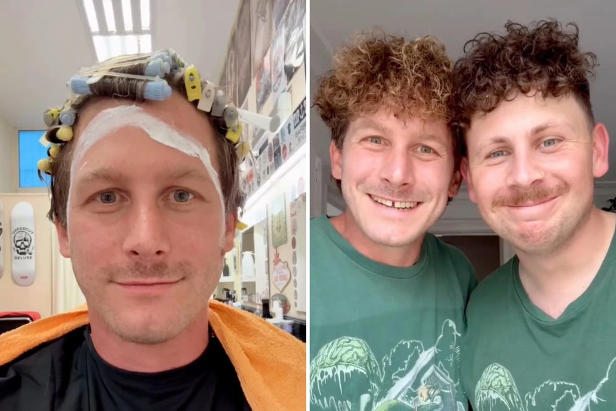 Malte Zierden und sein Doppelgänger sorgen mit Umstyling für Lacher