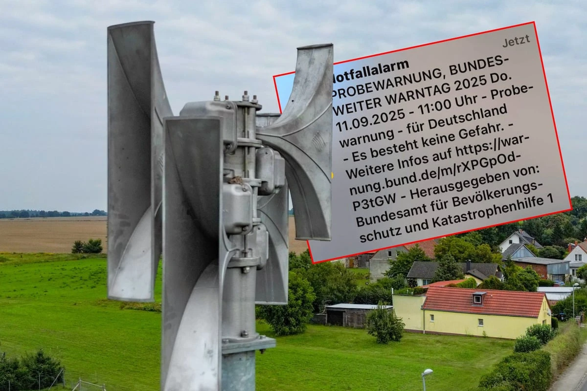 Technik-Ausfall in Sachsen! Warum haben nicht alle Sirenen zum Warntag ausgelöst?
