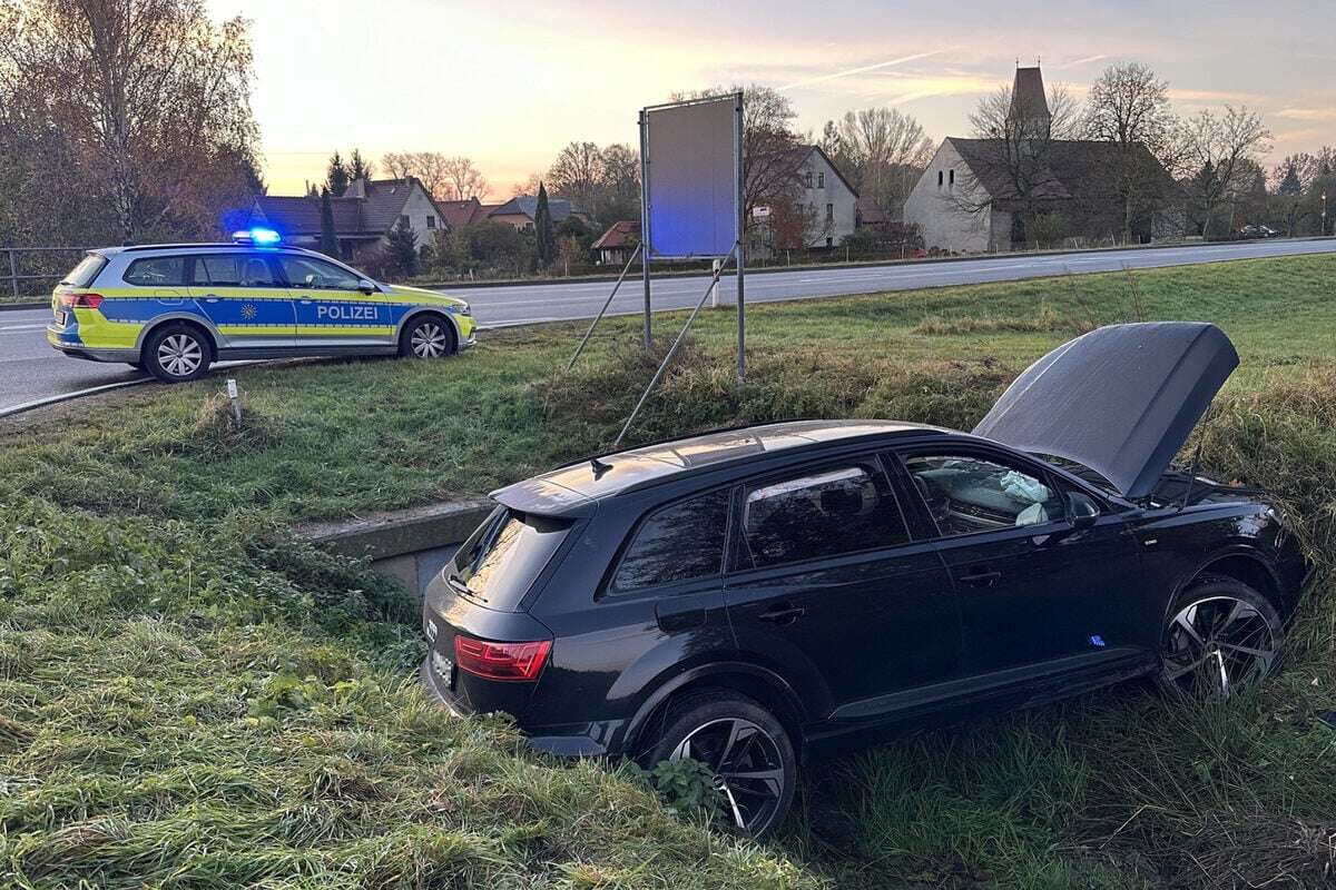 Autodieb flüchtet in Sachsen vor Polizei und durchbricht Straßensperren