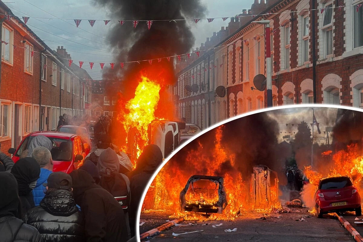 Nach brutaler Bluttat auf offener Straße: Wütender Mob fackelt alles ab
