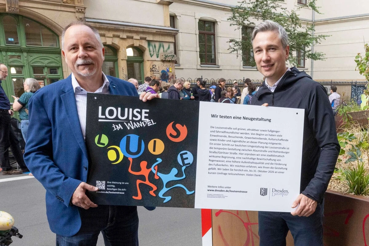 Verkehrsberuhigte Louisenstraße: Grüne Aktivisten meckern über Kühns Pflanzentöpfe
