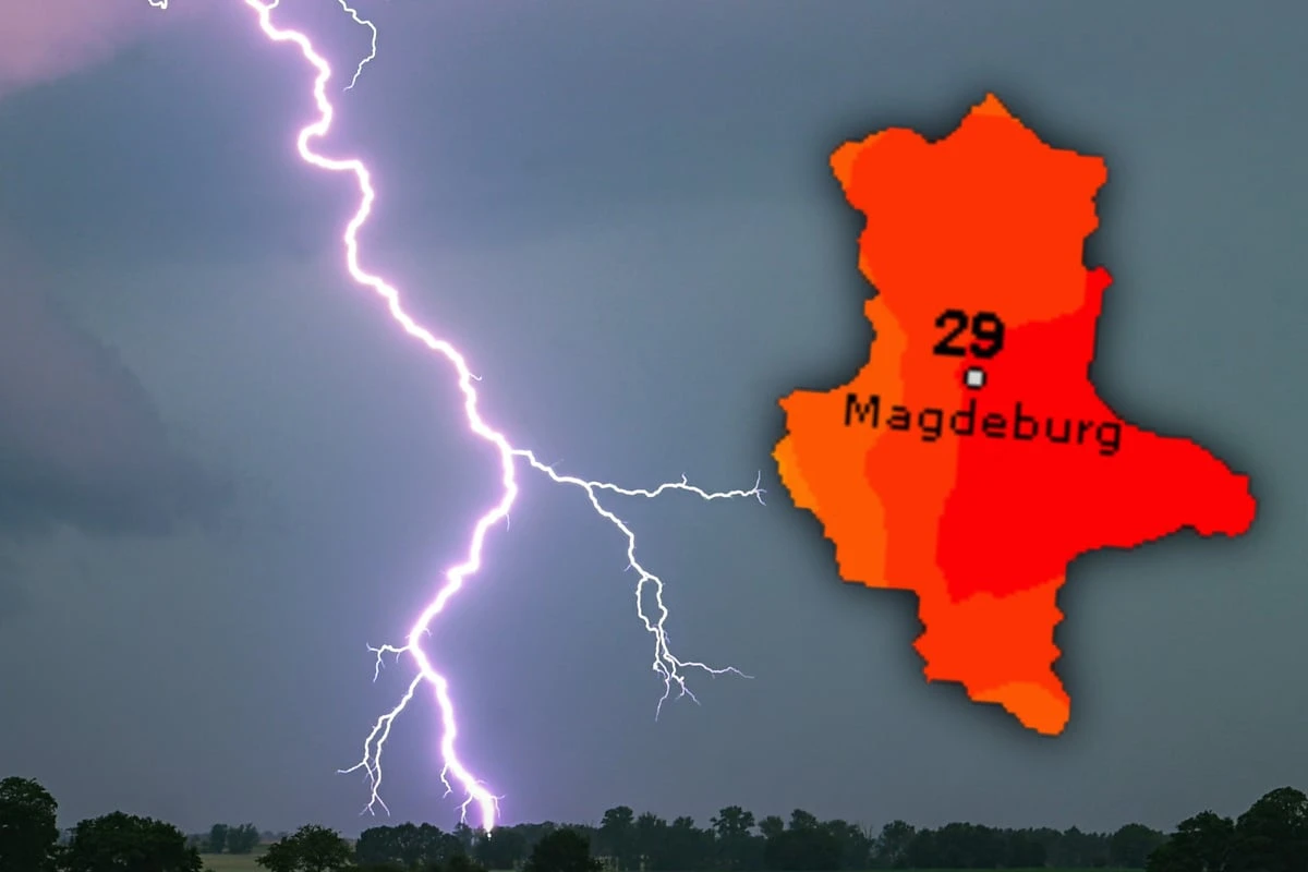 Erst Hitze, dann Unwetter: Gewitter ziehen durch Sachsen-Anhalt