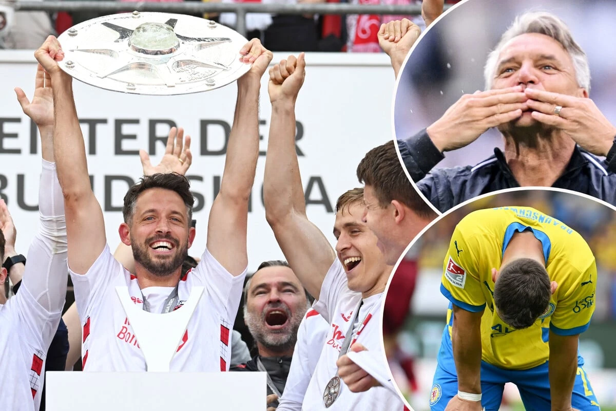 Köln steigt auf, Elversberg geht in die Relegation und Braunschweig kämpft gegen Abstieg