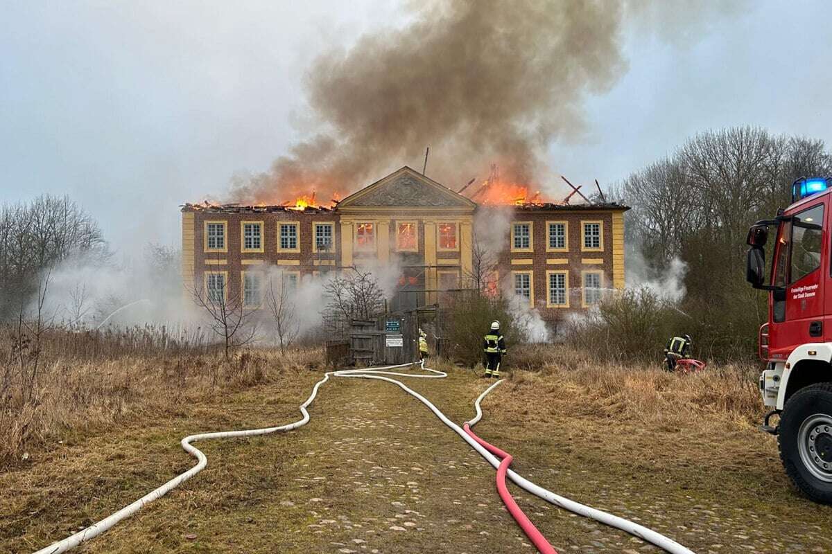 Brandstifter vernichtet bekanntes Film-Schloss