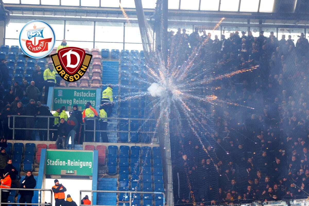 Verletzte Dynamo-Fans nach Rostocker Pyro-Irrsinn!