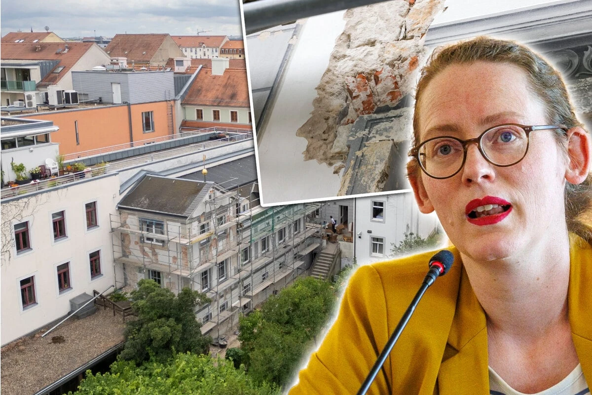 Rathaus stoppt Hotel-Sanierung weil die Fassade bröckelt