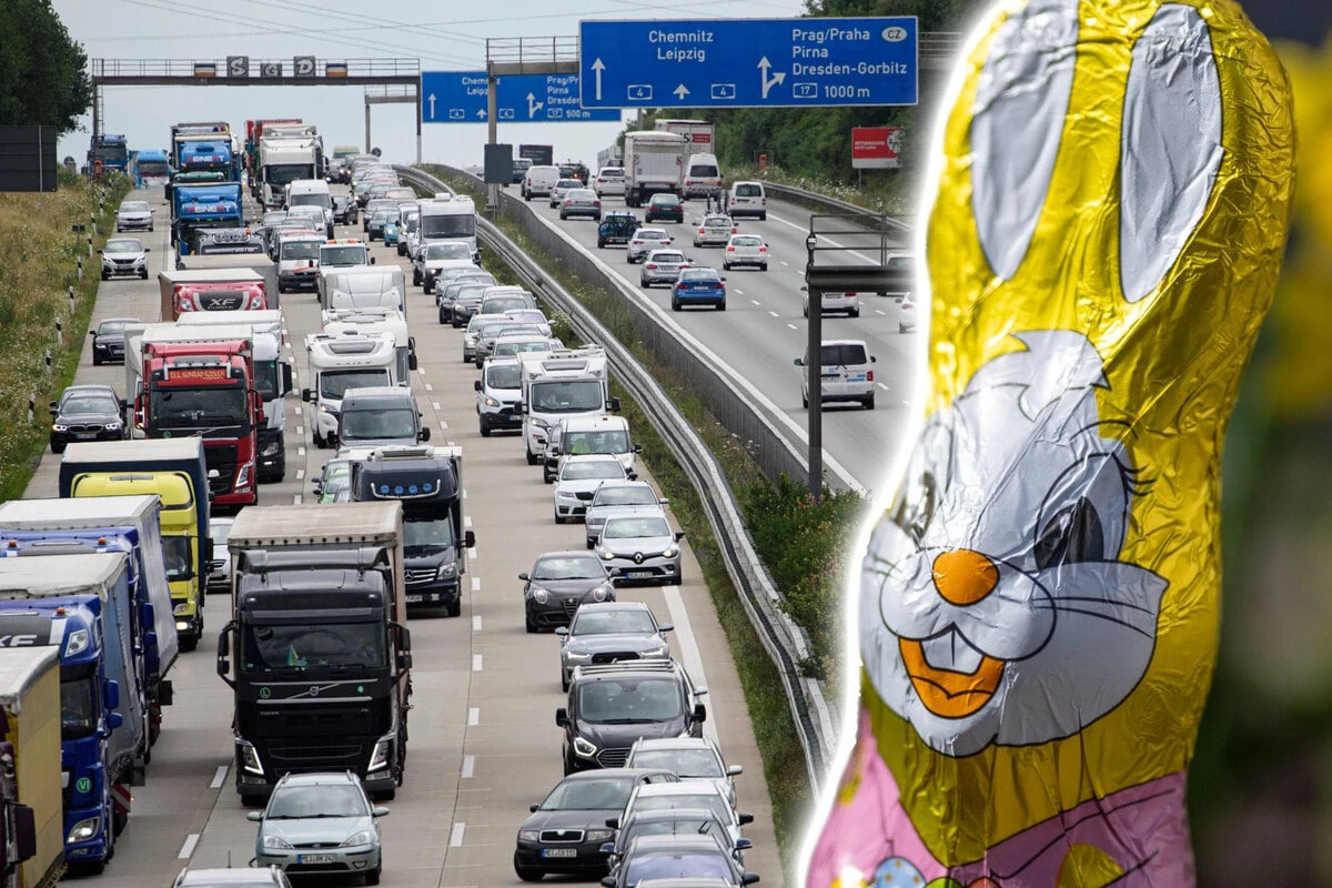 An Ostern droht das Stau-Chaos! Hier müssen Sachsens Autofahrer viel Zeit mitbringen