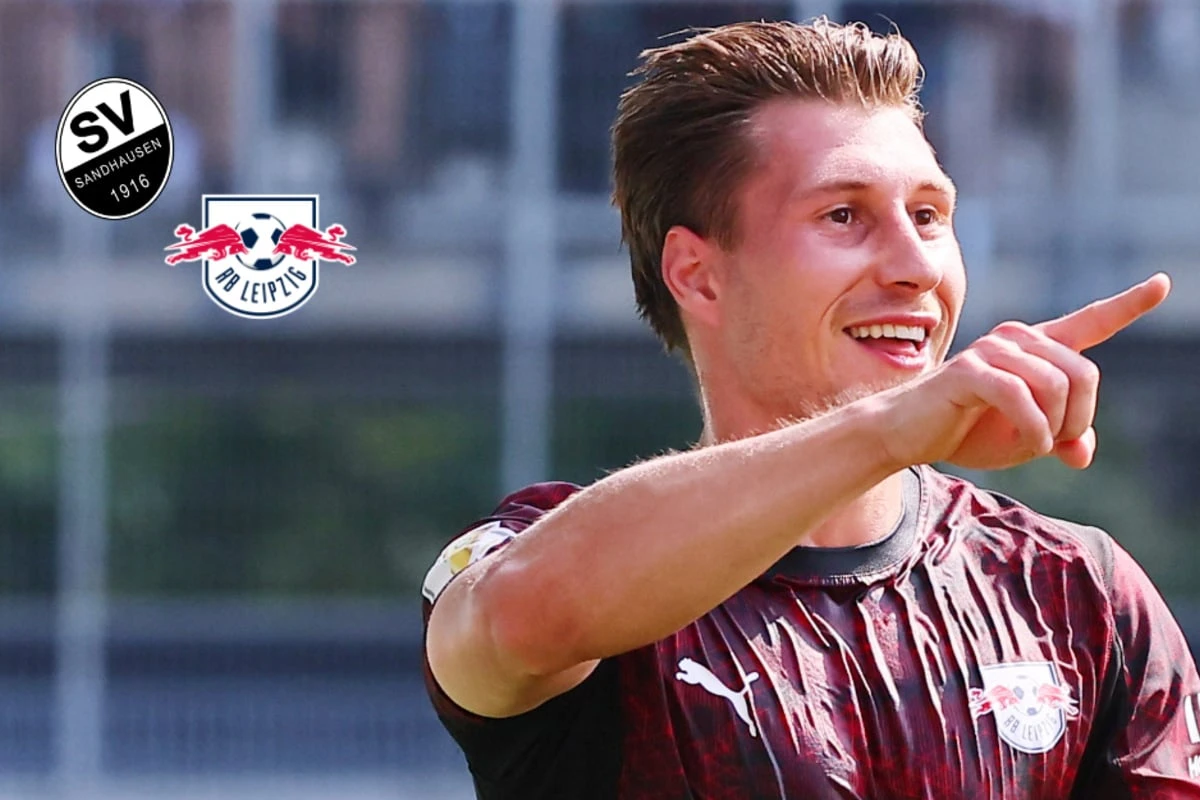 Erlösung kurz vor Schluss: RB Leipzig nach völlig verrückter Halbzeit eine Runde weiter