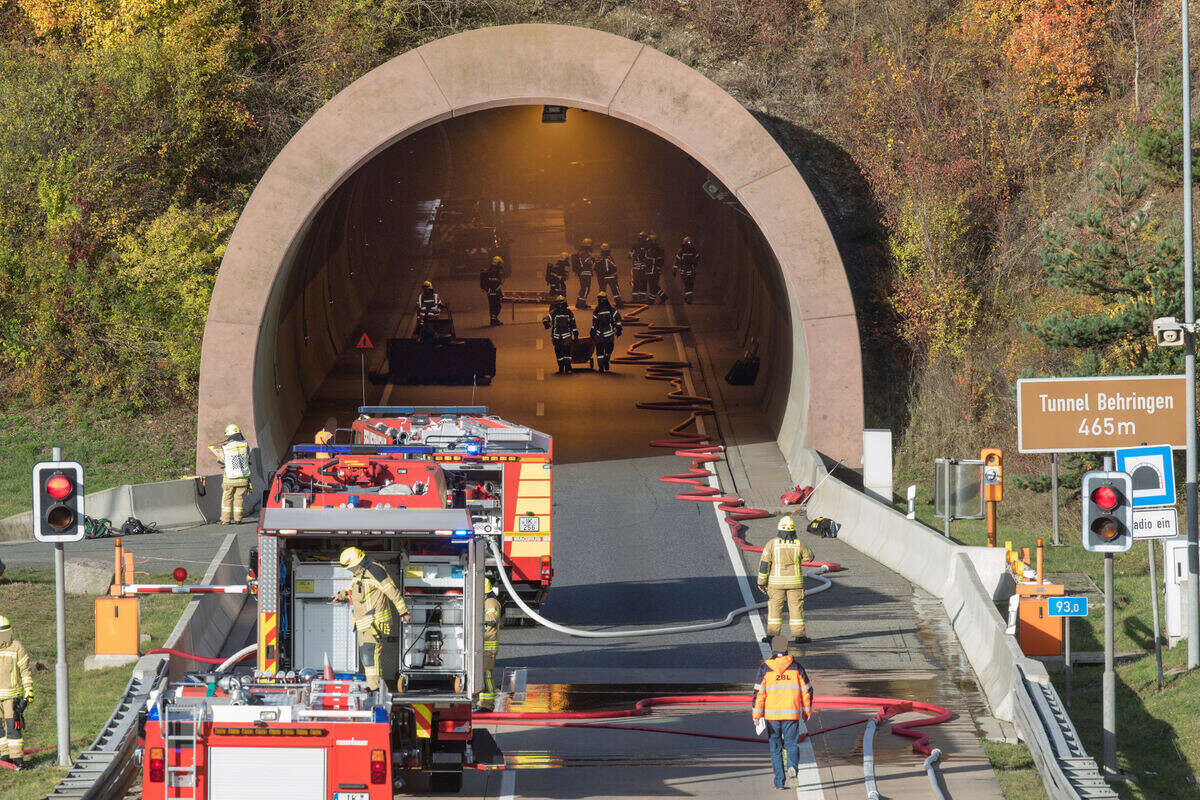 Nach Unfall in Autobahn-Tunnel in Thüringen: Warum wurden beide Röhren gesperrt?