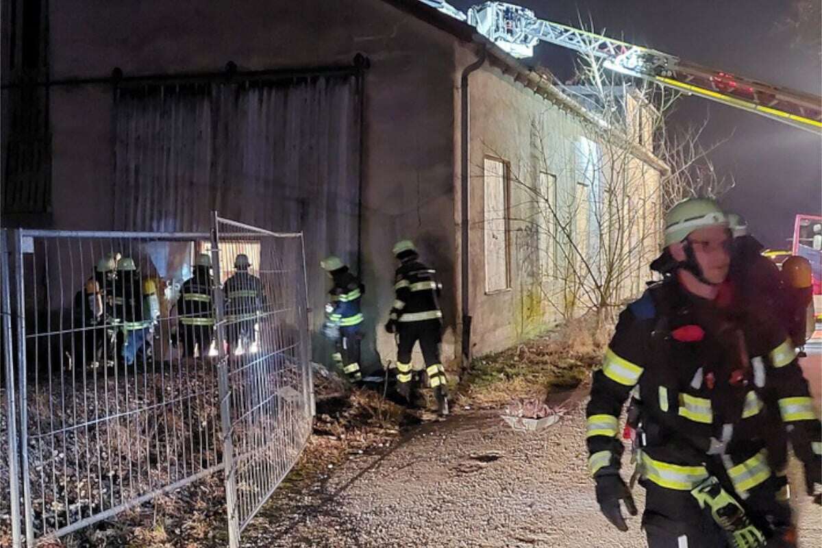 Spaziergänger schlagen Alarm: Feuerschein aus denkmalgeschütztem Kieswerk