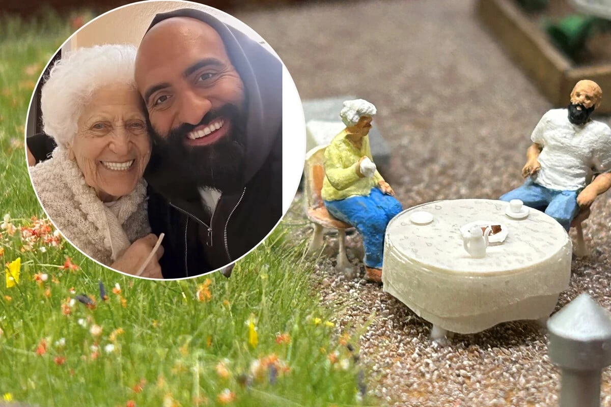 Hier trinken sie für immer Tee: Oma Lotti (†) und Pfleger Rashid wieder vereint