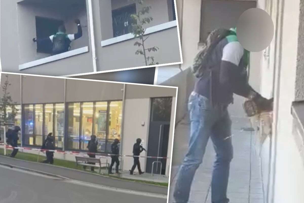 SEK-Einsatz in Leipzig: Terror-Nachbar versucht mit Flex in Wohnungen einzudringen!