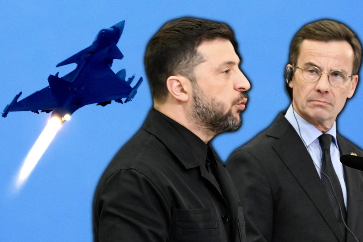 Ukraine-Krieg: Ukraine will 20 schwedische Kampfjets kaufen