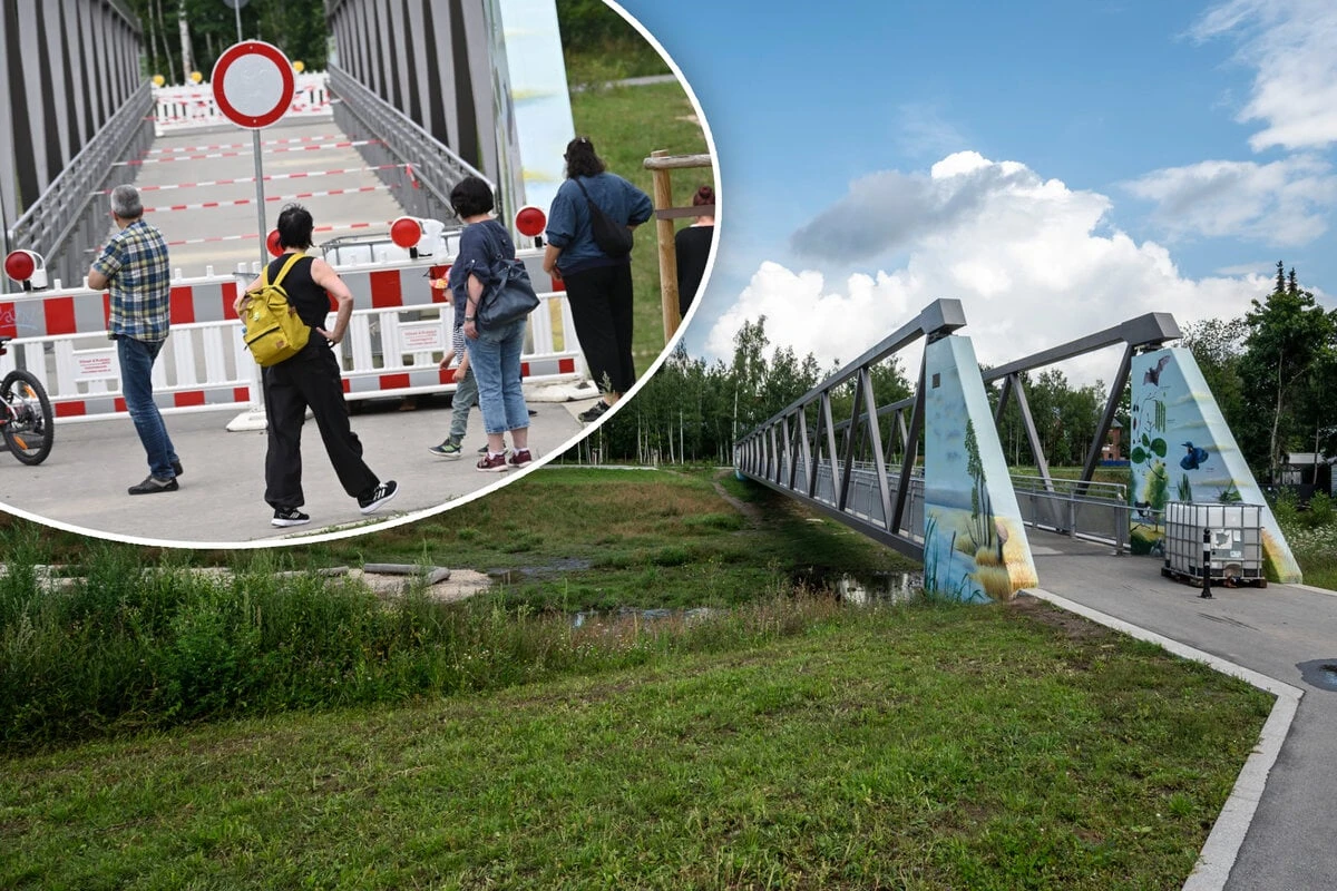 Fußgängerbrücke in Chemnitz (vorerst) wieder freigegeben
