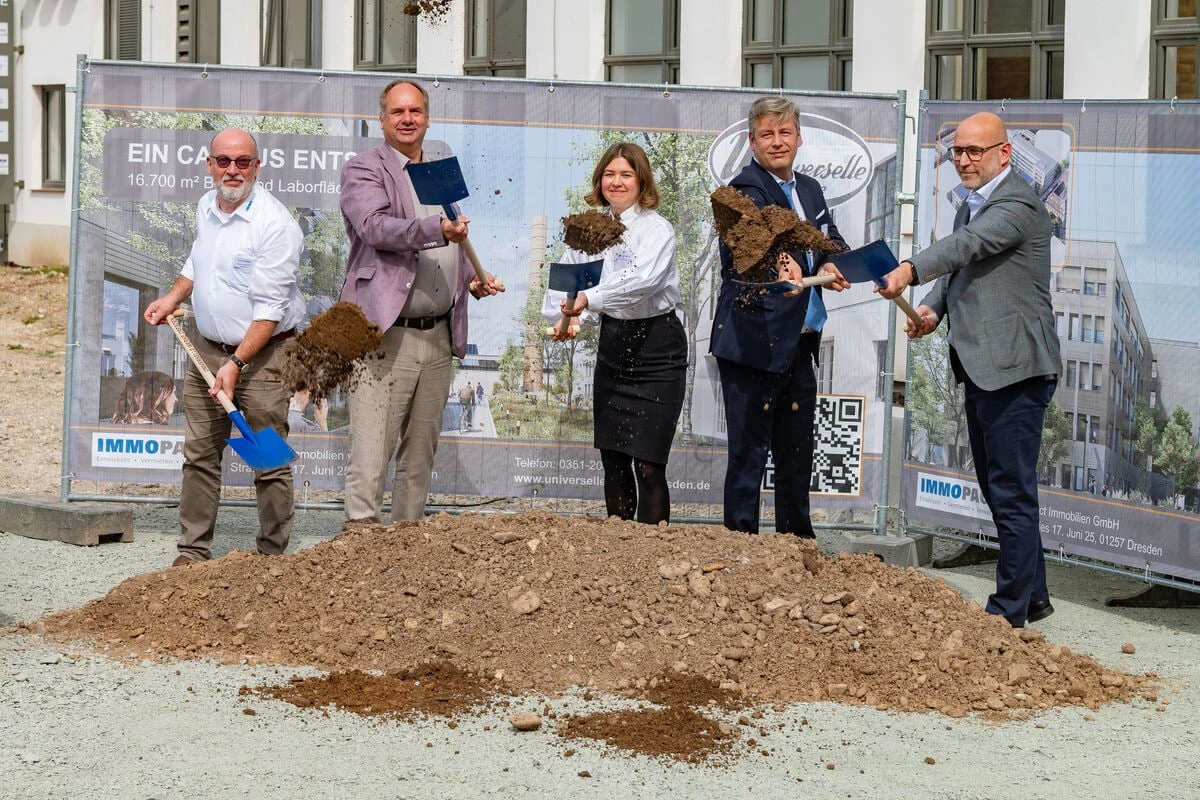 Erster Spatenstich: Hier entsteht ein Hightech-Campus