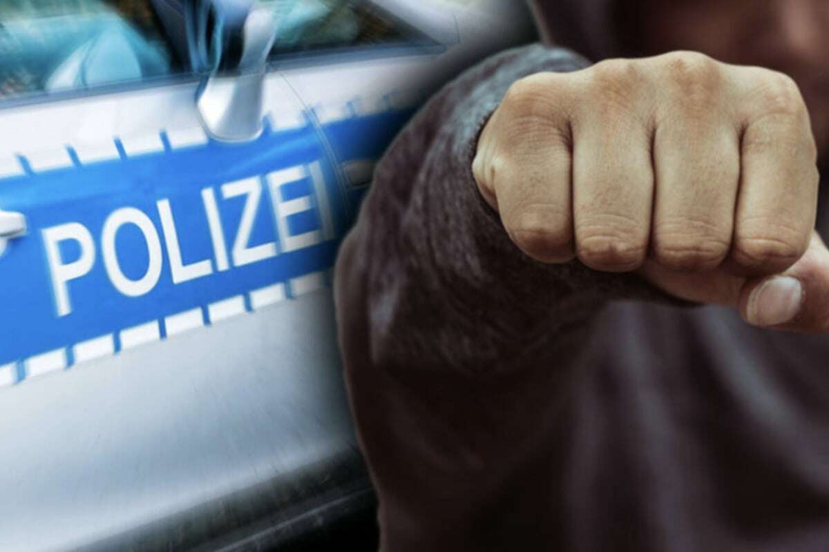 Chemnitz: Aggressiver Ladendieb schlägt und tritt auf Polizisten ein