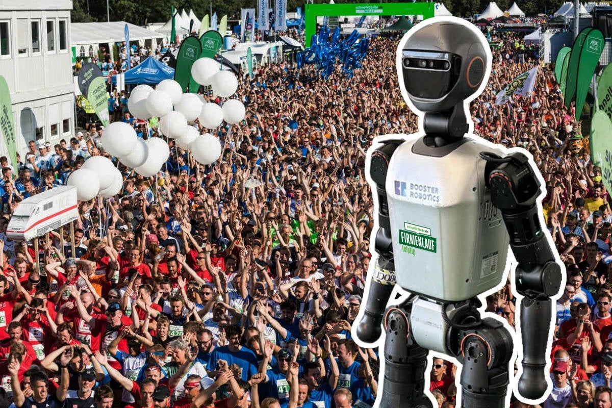 Erstmalig in Europa: Sächsischer Roboter will beim Firmenlauf den ersten Platz holen