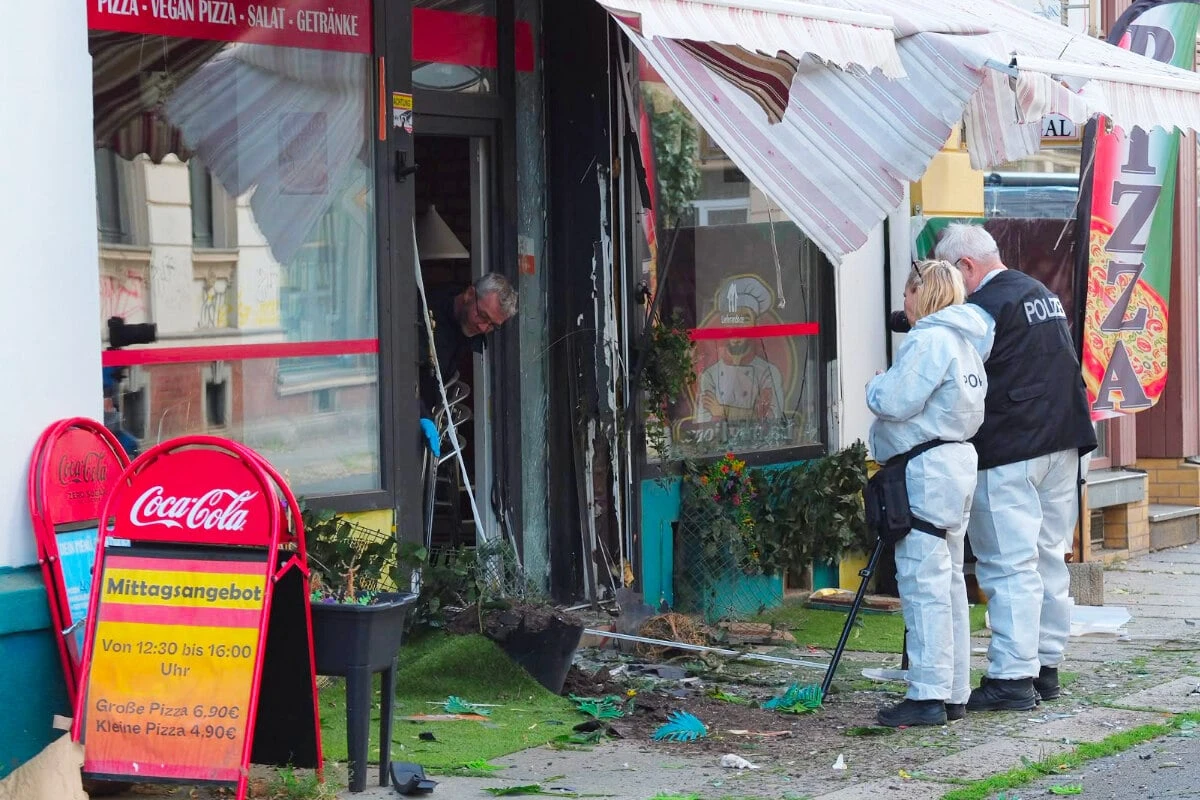 Leipziger Pizzeria-Chef nach heftiger Explosion entsetzt: 