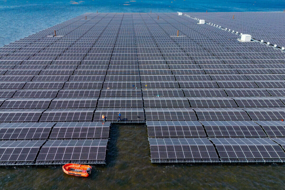 Schwimmen bald Solaranlagen auf der Nordsee?