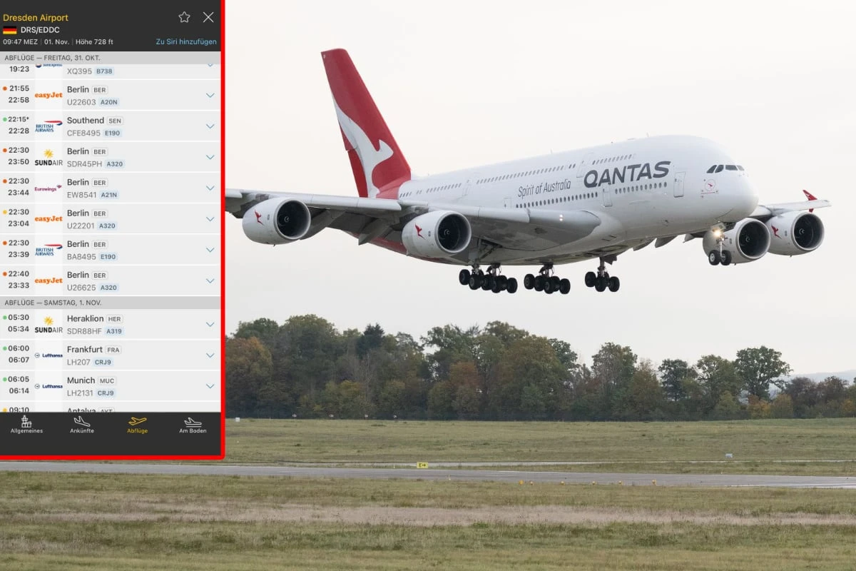 BER-Drohnen-Chaos betrifft auch Dresden: Mehrere Flieger umgeleitet