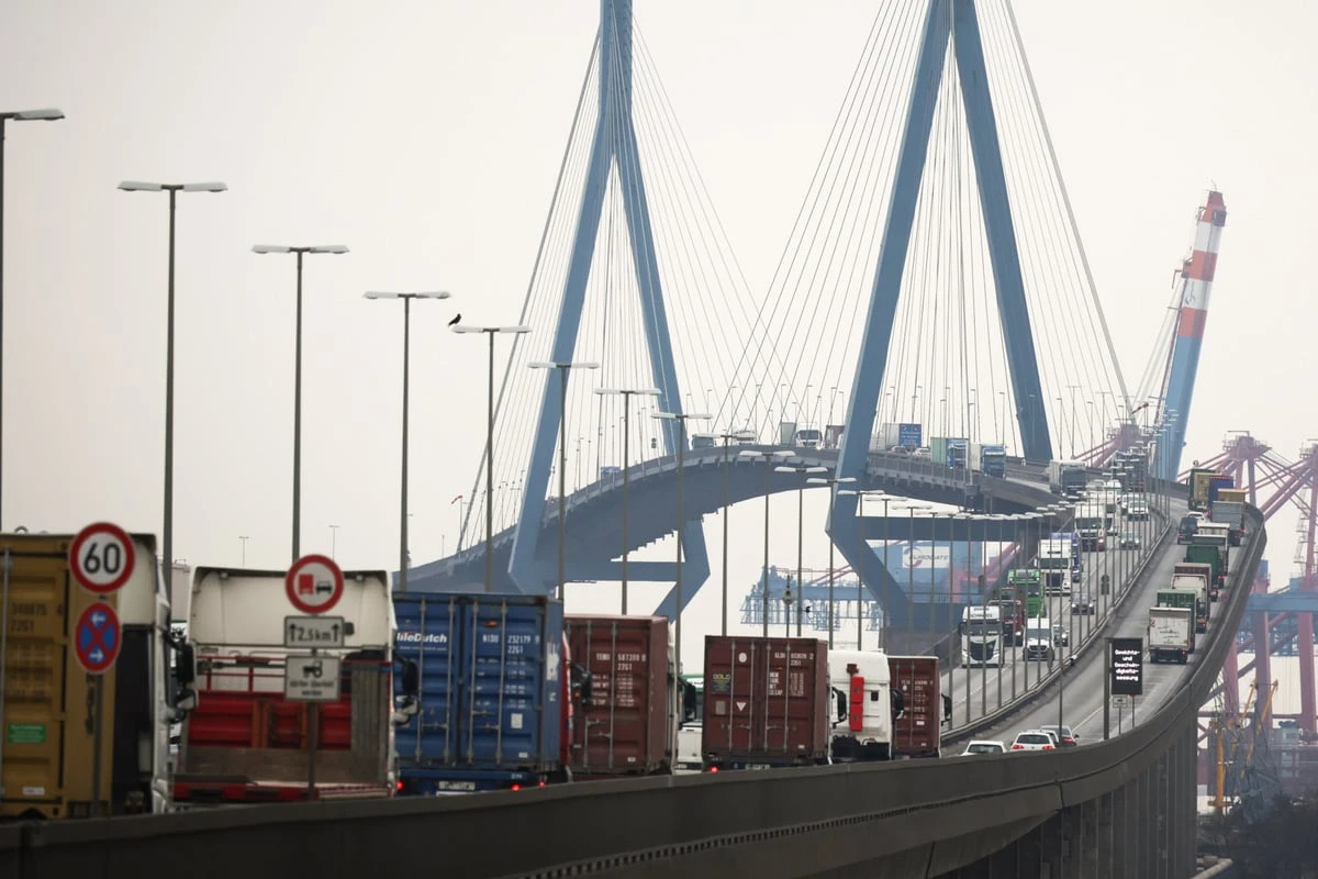 Köhlbrandbrücke in Hamburg: Vollsperrung an gleich zwei Wochenenden