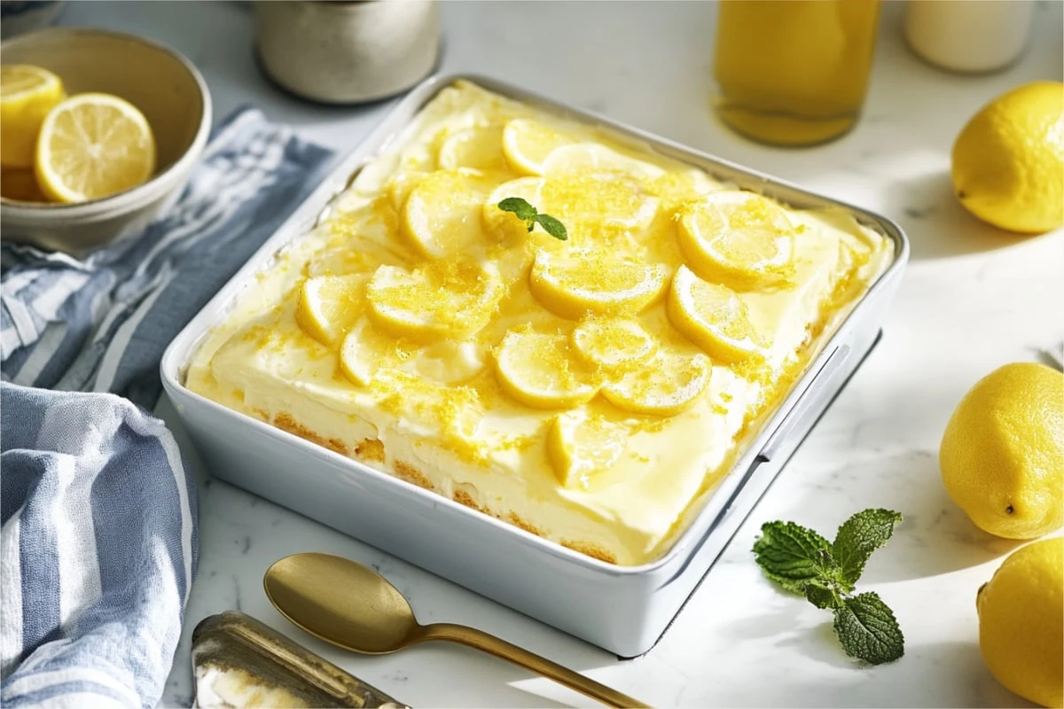 Erfrischend anders: Einfaches Rezept für Zitronen-Tiramisu mit Limoncello
