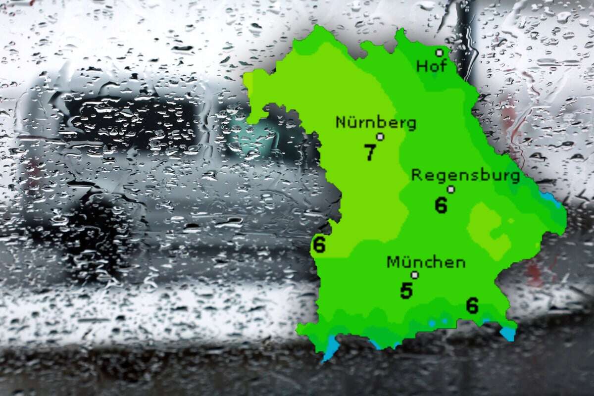 Schnee oder Schneeregen in Bayern: Wetter sorgt für Frust zum Wochenstart