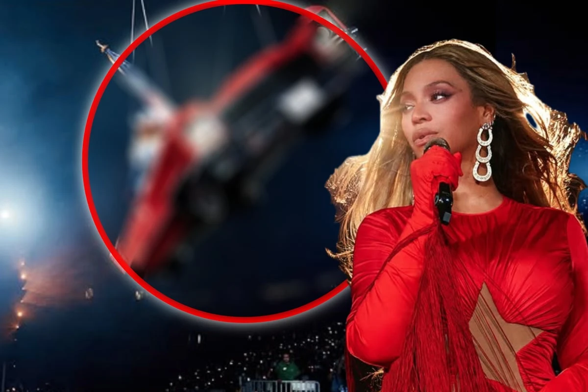Schreckmoment bei Beyoncé-Show: Fliegendes Auto sorgt beinahe für ein Unglück