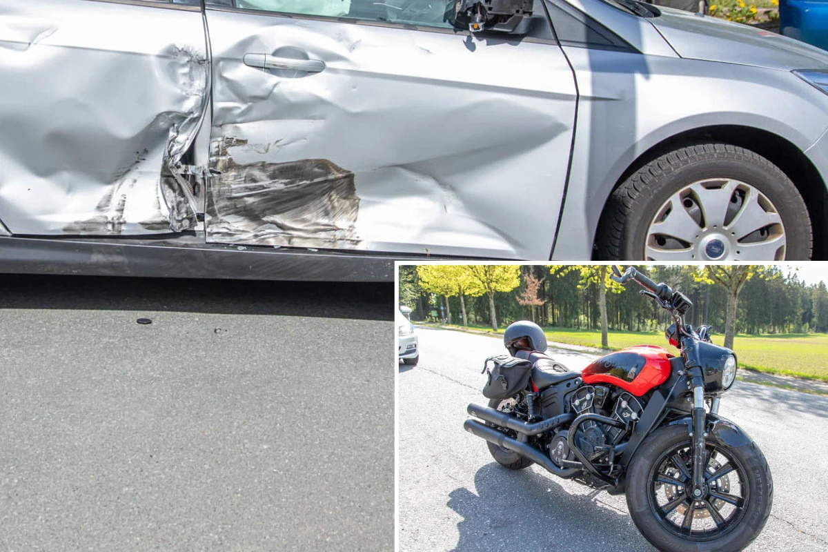 Biker bei Unfall im Erzgebirge schwer verletzt