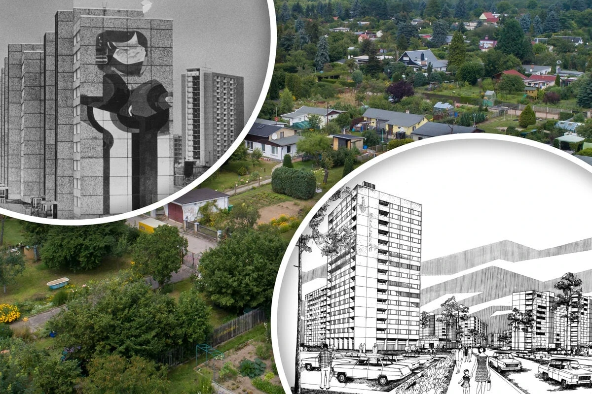 Mehr als 100.000 Dresdner sollten hier wohnen: Dieses Neubauviertel blieb ein kühner Traum