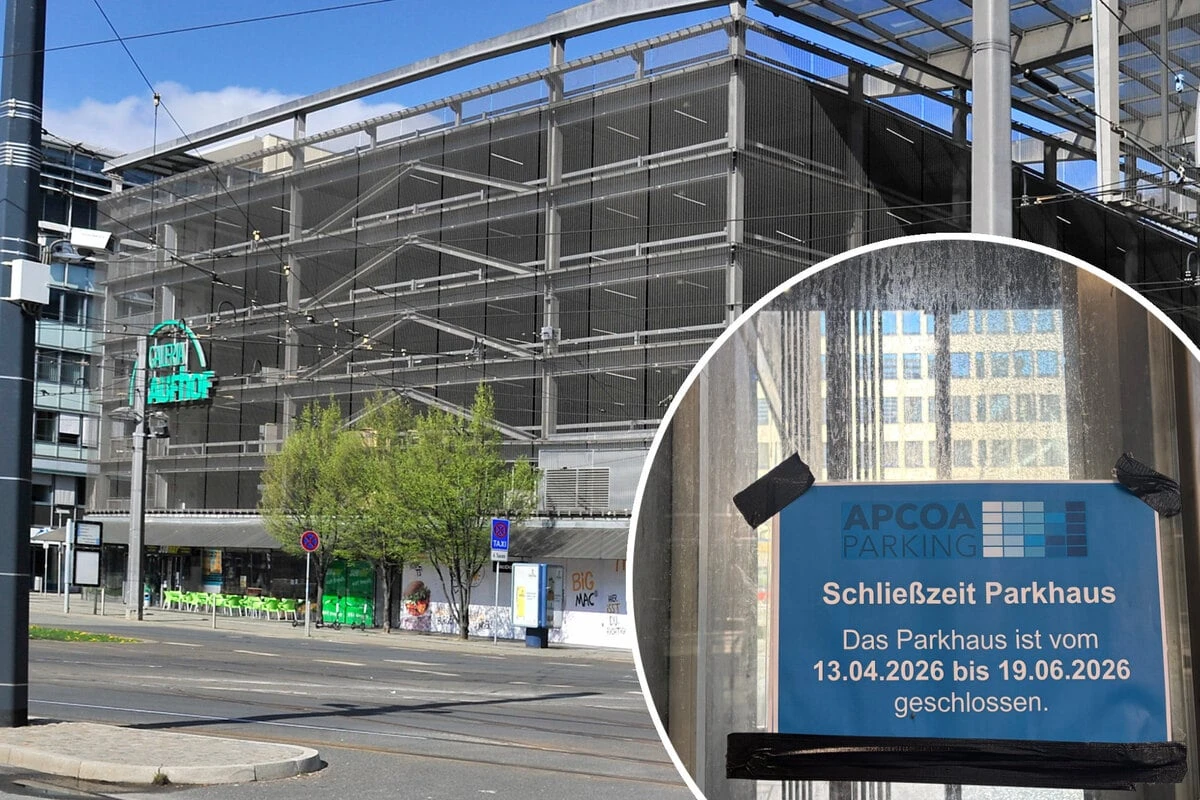 Chemnitzer Parkhaus soll nach wochenlanger Schließung wieder öffnen