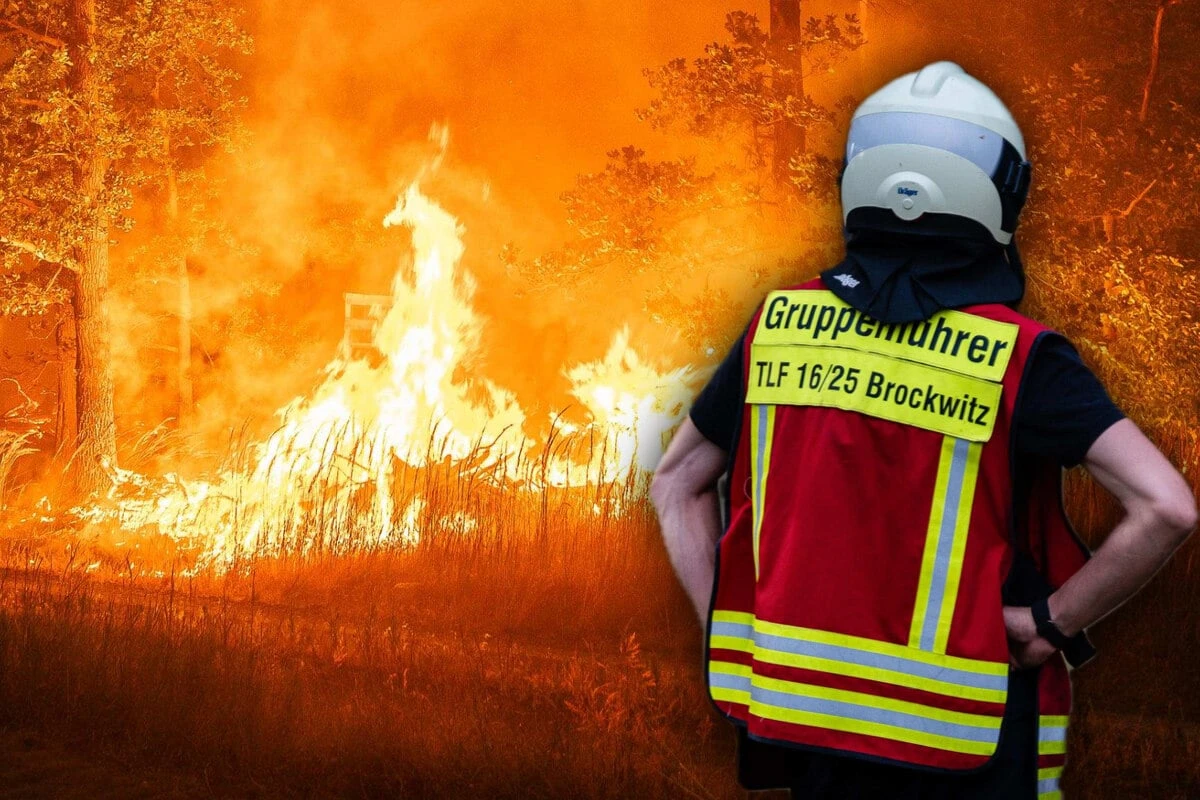 Feuerdrama in der Gohrischheide: Seit drei Tagen Kampf gegen die Flammen