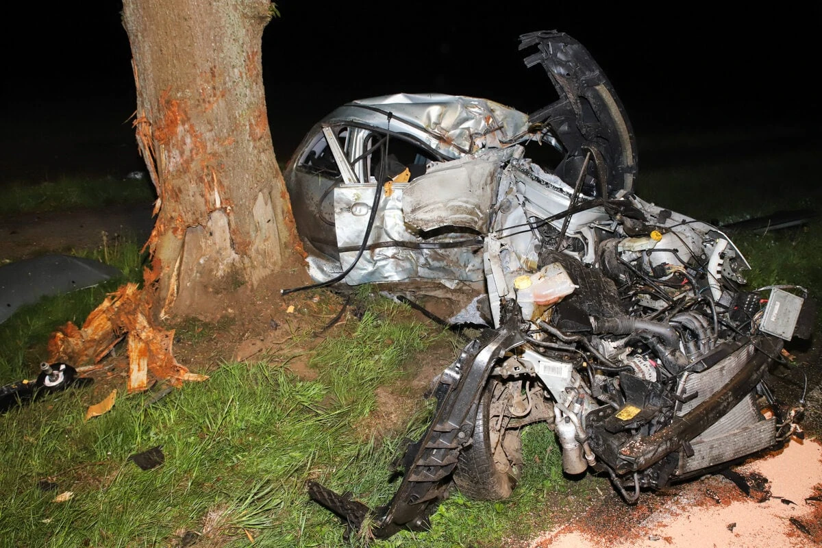 Horror-Unfall im Norden: Mann nach Kollision mit Baum für hirntot erklärt