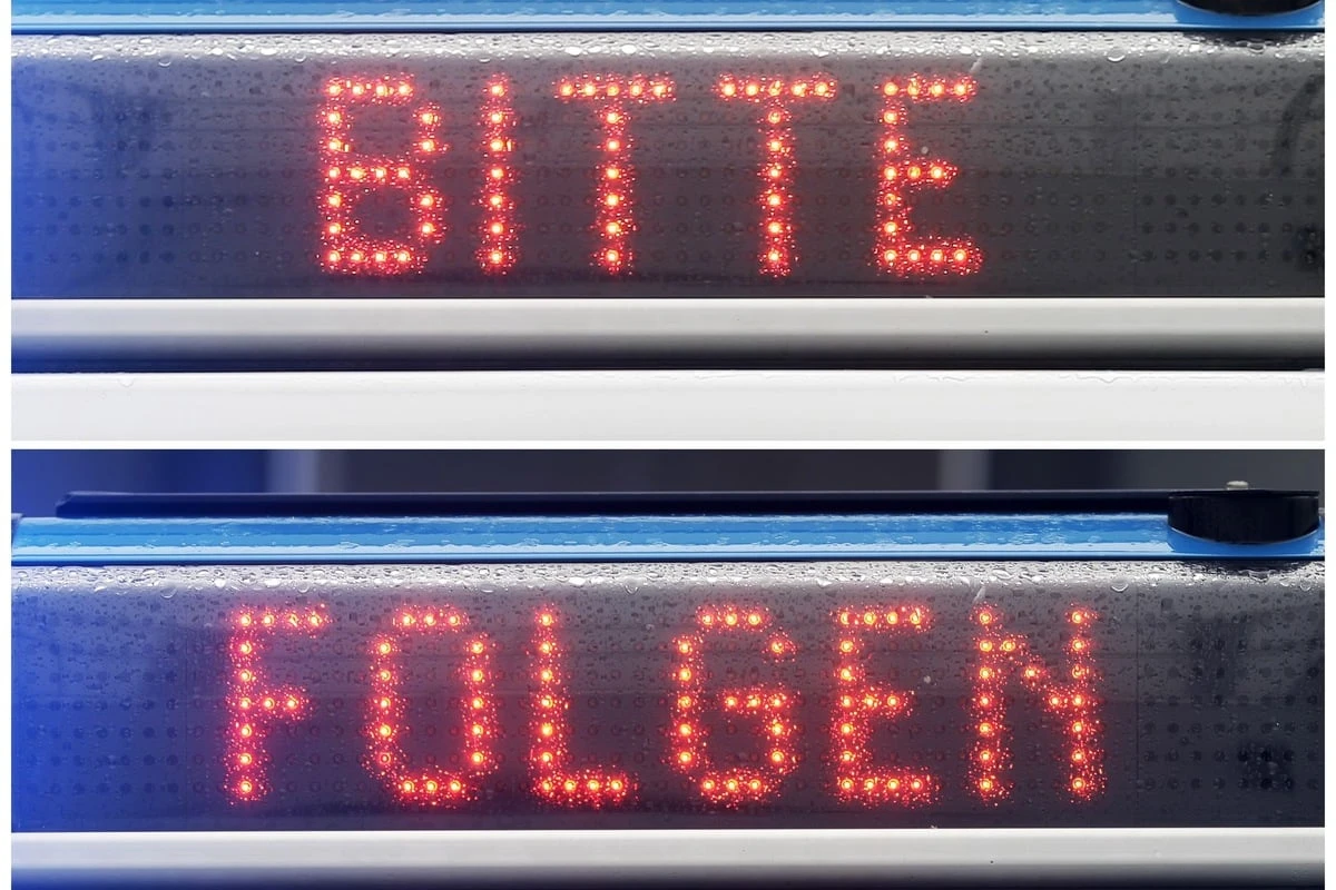 Ohne Führerschein unterwegs: Honda-Fahrer flüchtet von A72-Raststätte
