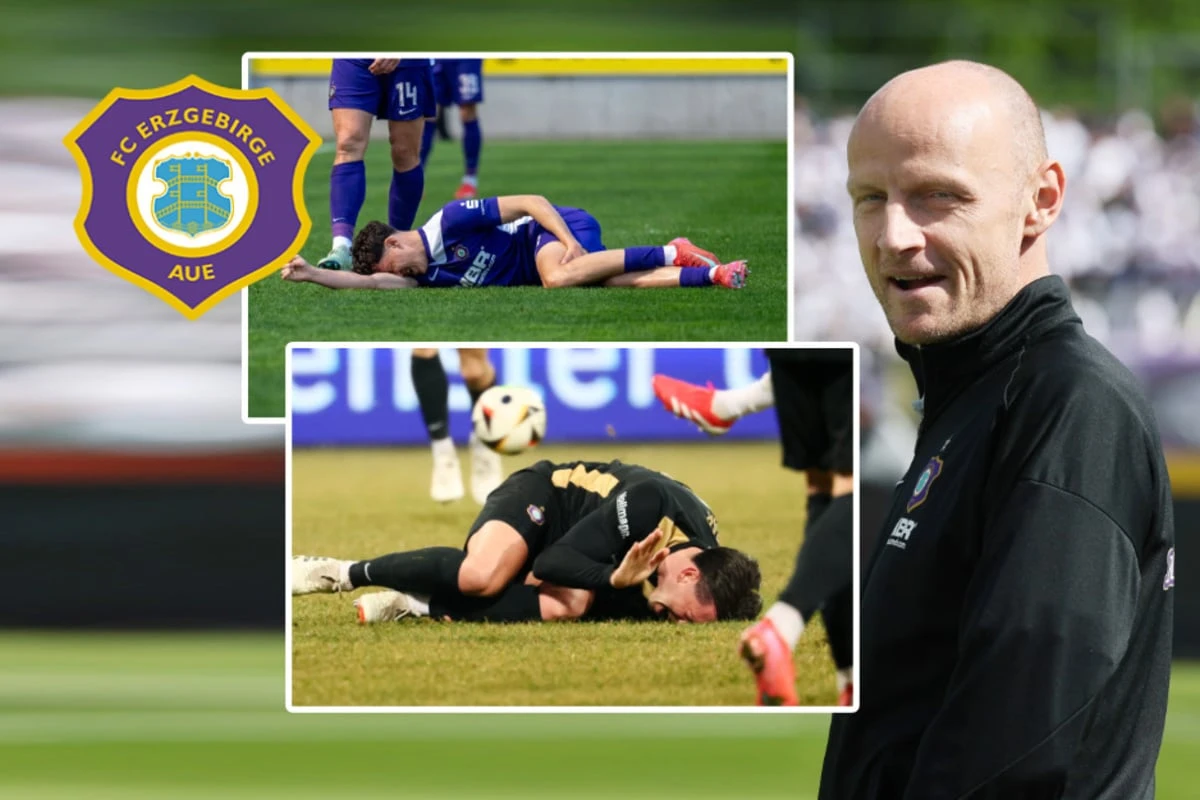 Aue-Sportchef Heidrich zu den Verletzungen: 