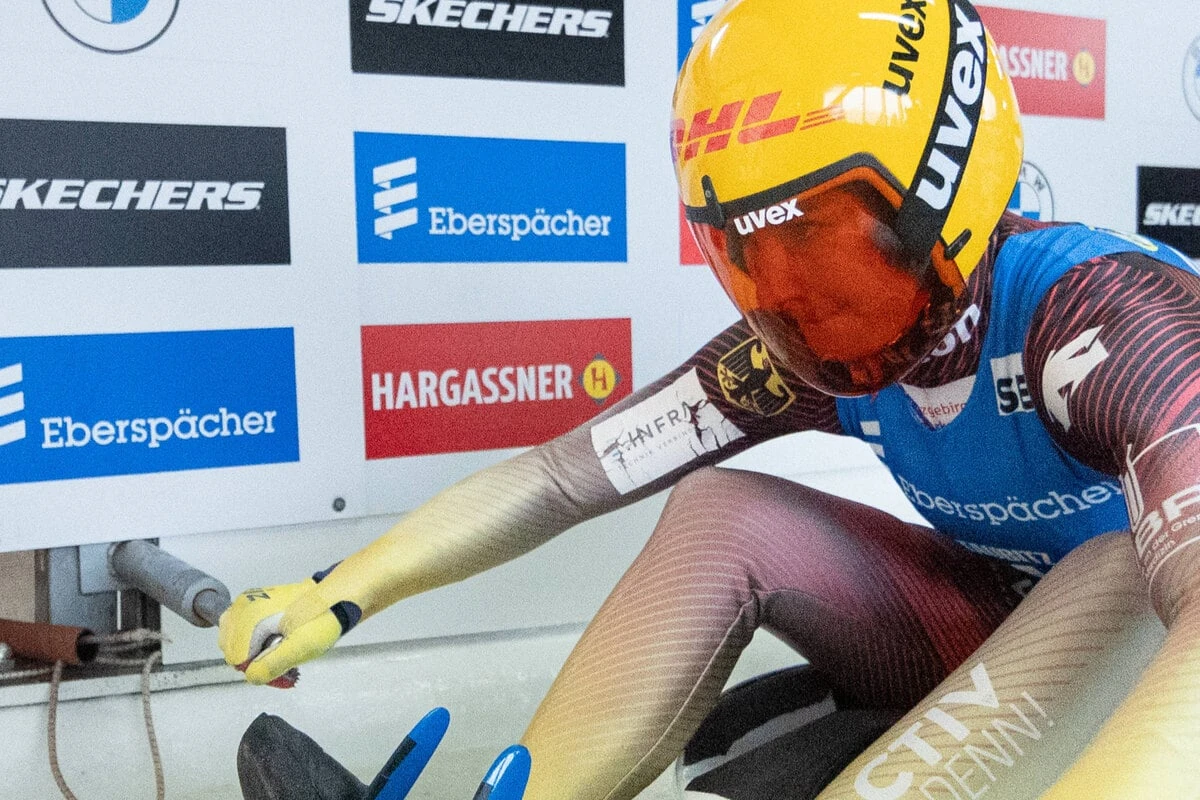 Fingerbruch! Start-Training-Verbot für Rodel-Weltmeisterin Taubitz