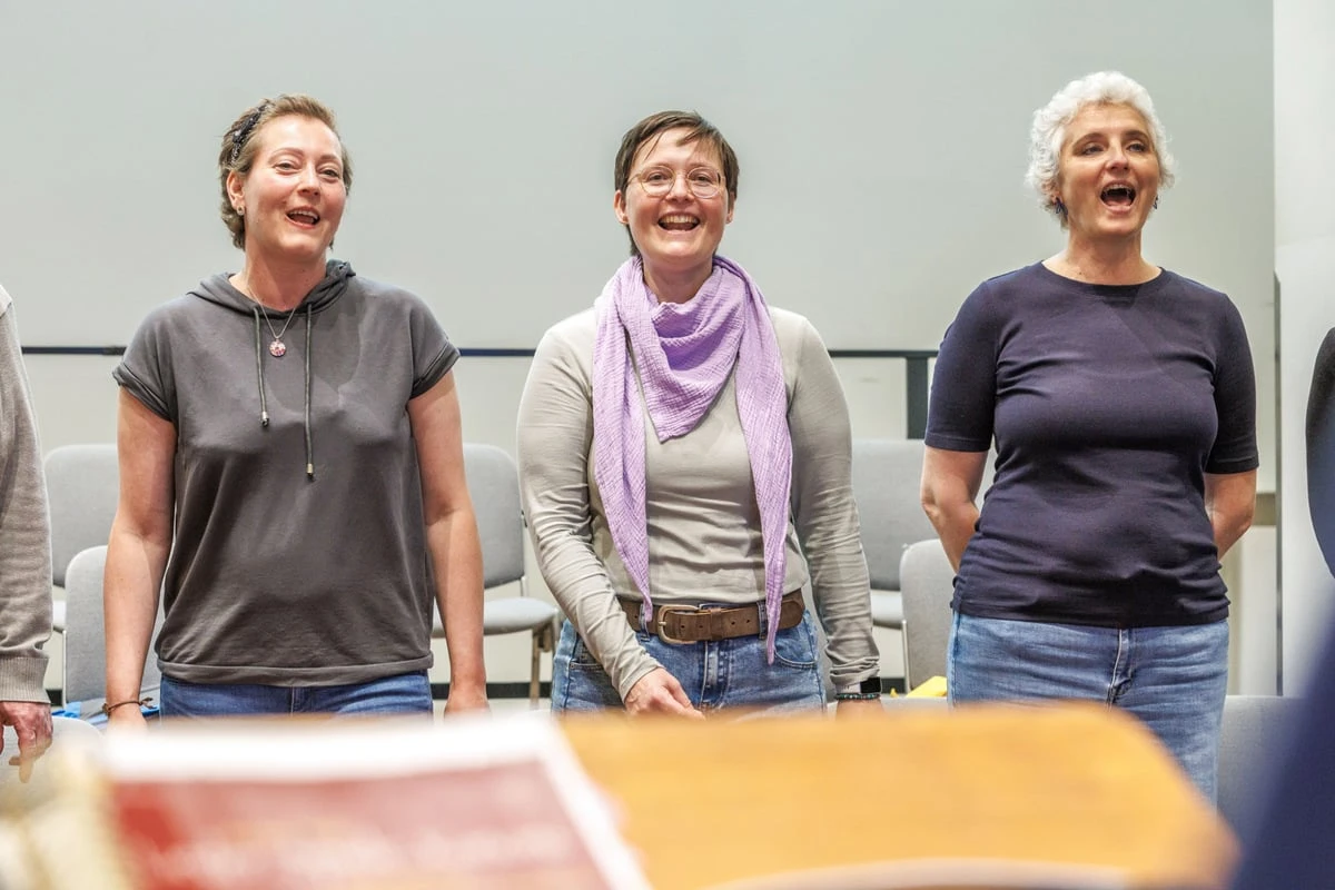 Krebskranke tanken im Kulturpalast Kraft: 