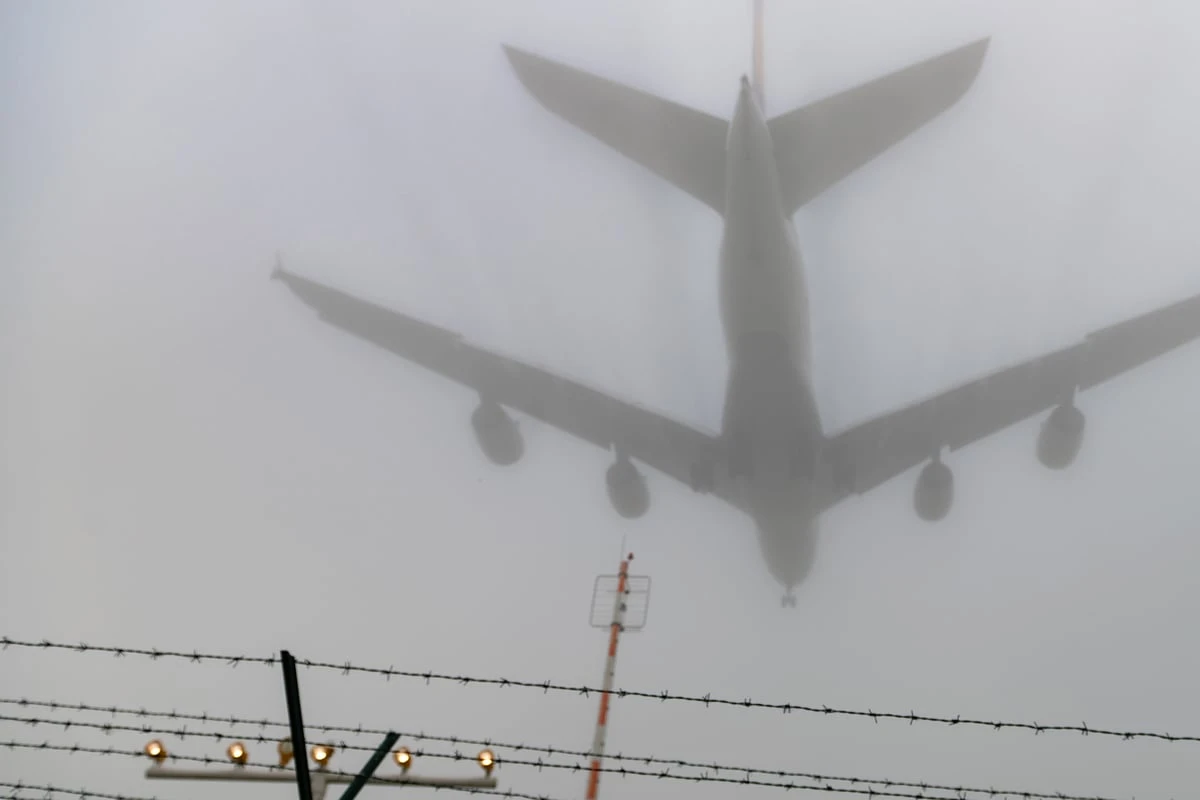 A380: Nebliger Empfang für den Flugzeug-Giganten in Dresden