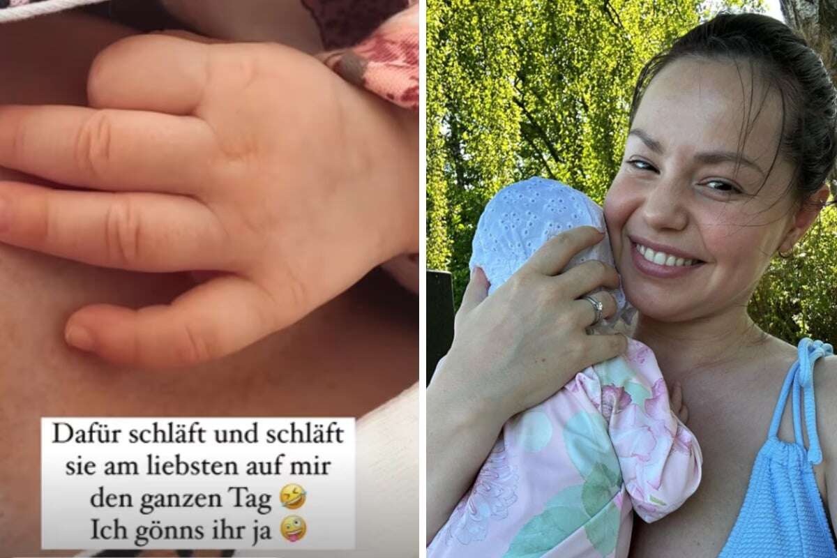 Christina Hänni fix und fertig: Nur Dank Mann Luca 