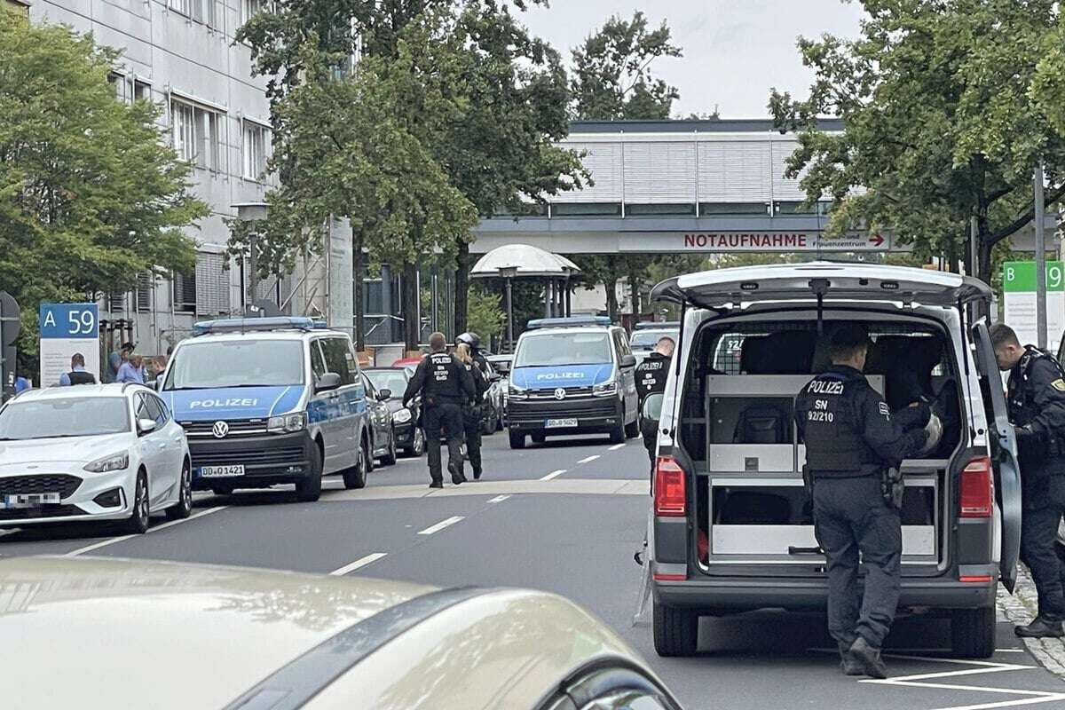 Alarm am Uniklinikum: Messer-Mann verletzt Mitarbeiter und flüchtet