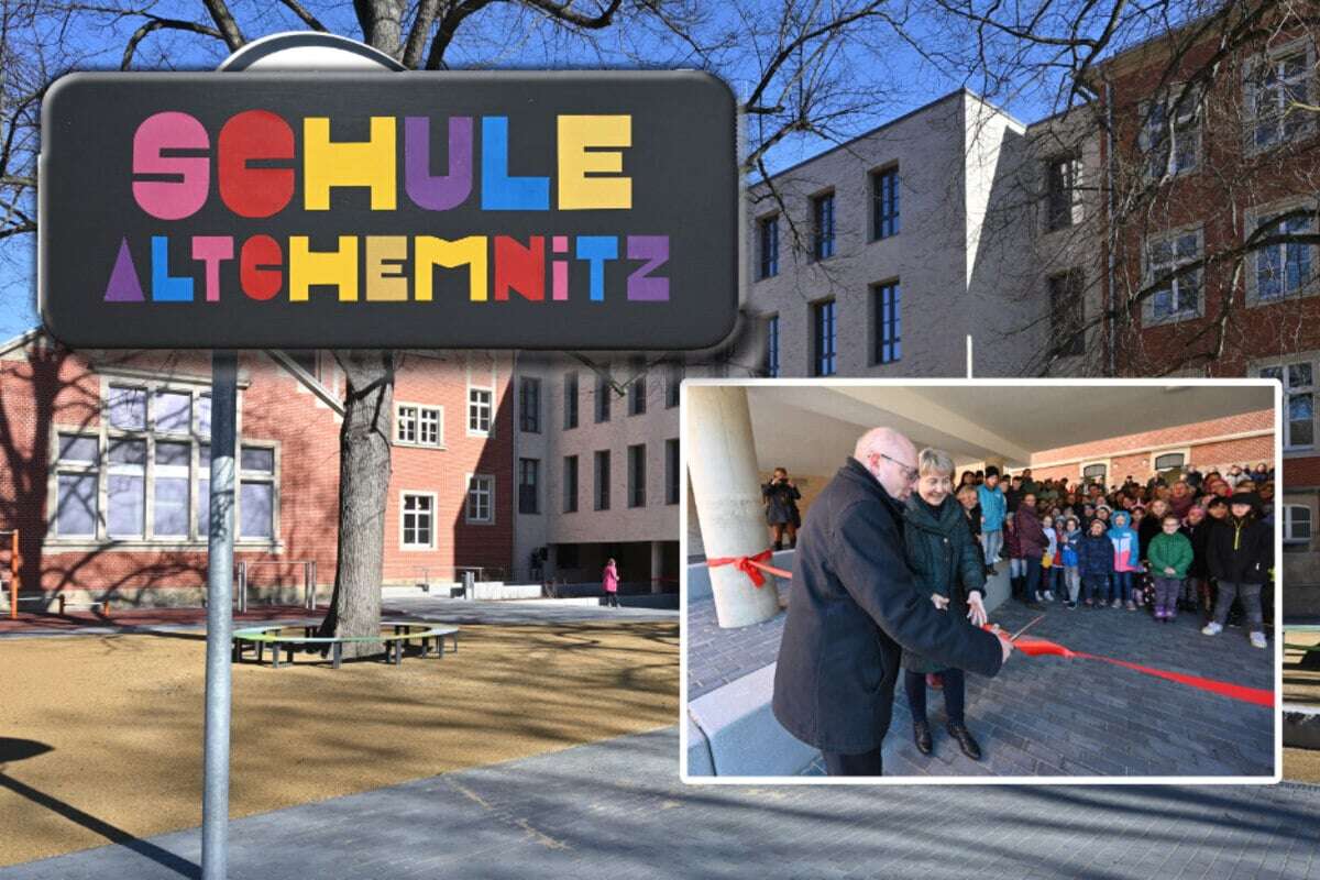 Alles frisch saniert: Altchemnitzer Bröckel-Schule ist jetzt ein Schmuckstück