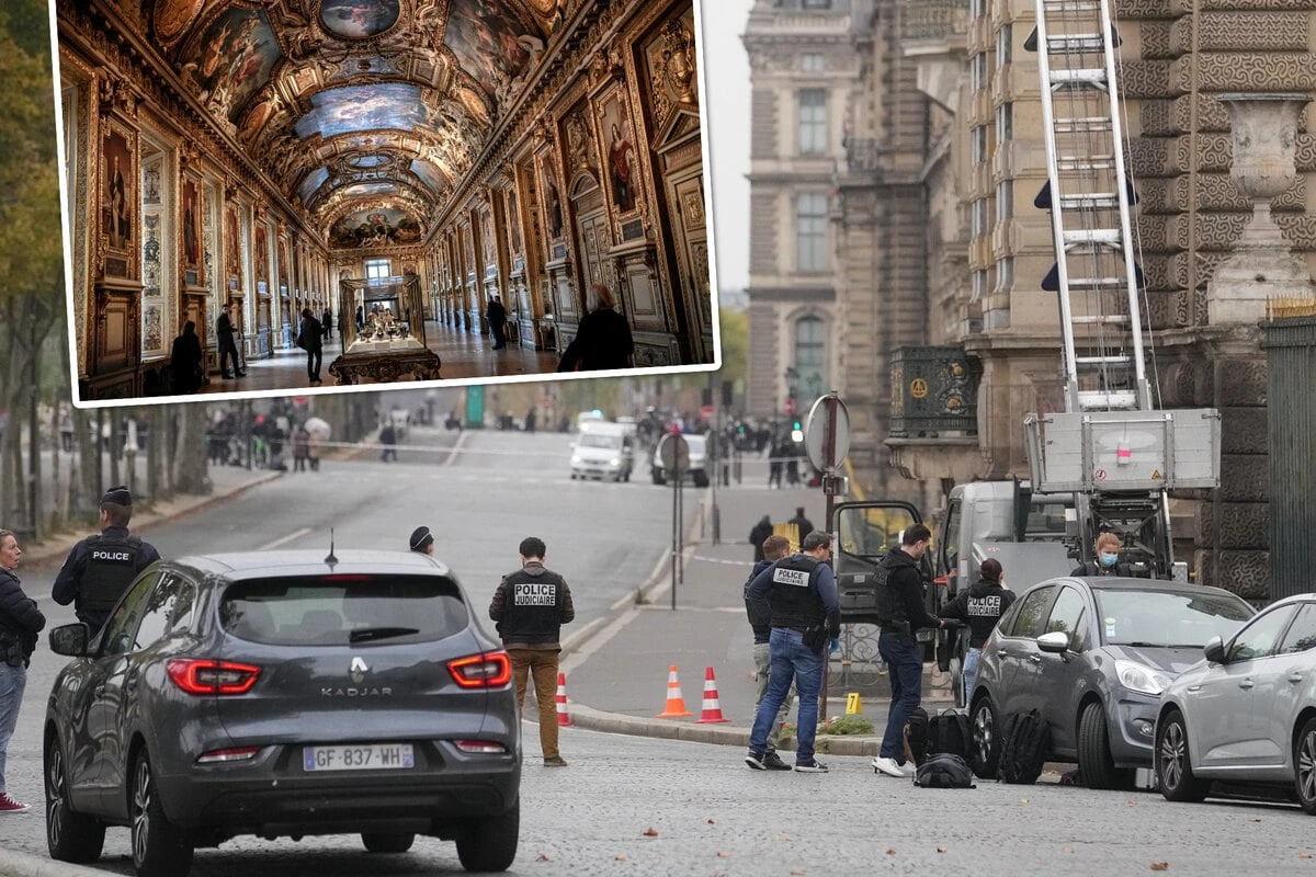 Louvre-Raub: Zwei Verdächtige angeklagt, drei Festgenommene wieder auf freiem Fuß