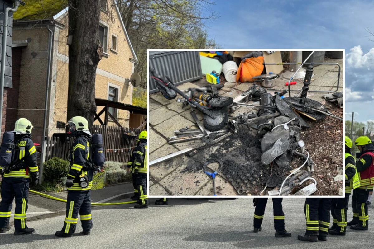E-Scooter explodiert! Familie muss ihr Zuhause zu Ostern räumen 
