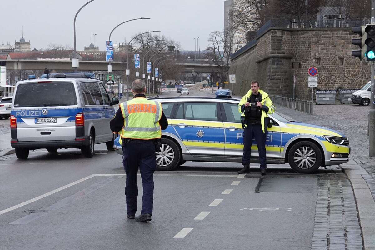 Fliegerbombe an Carolabrücke: Polizei gibt Entwarnung