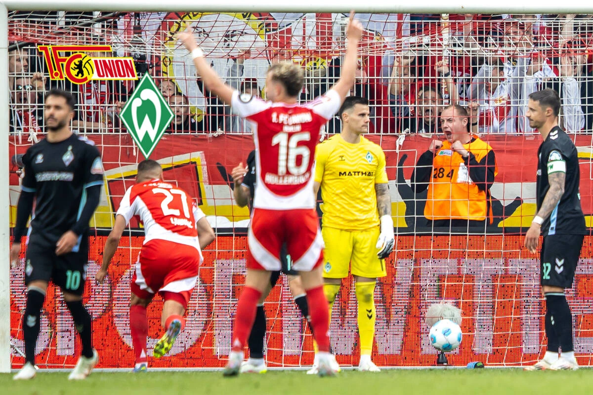 Traumtor rettet Union-Serie: Bremen verspielt 2:0 und damit Europa?