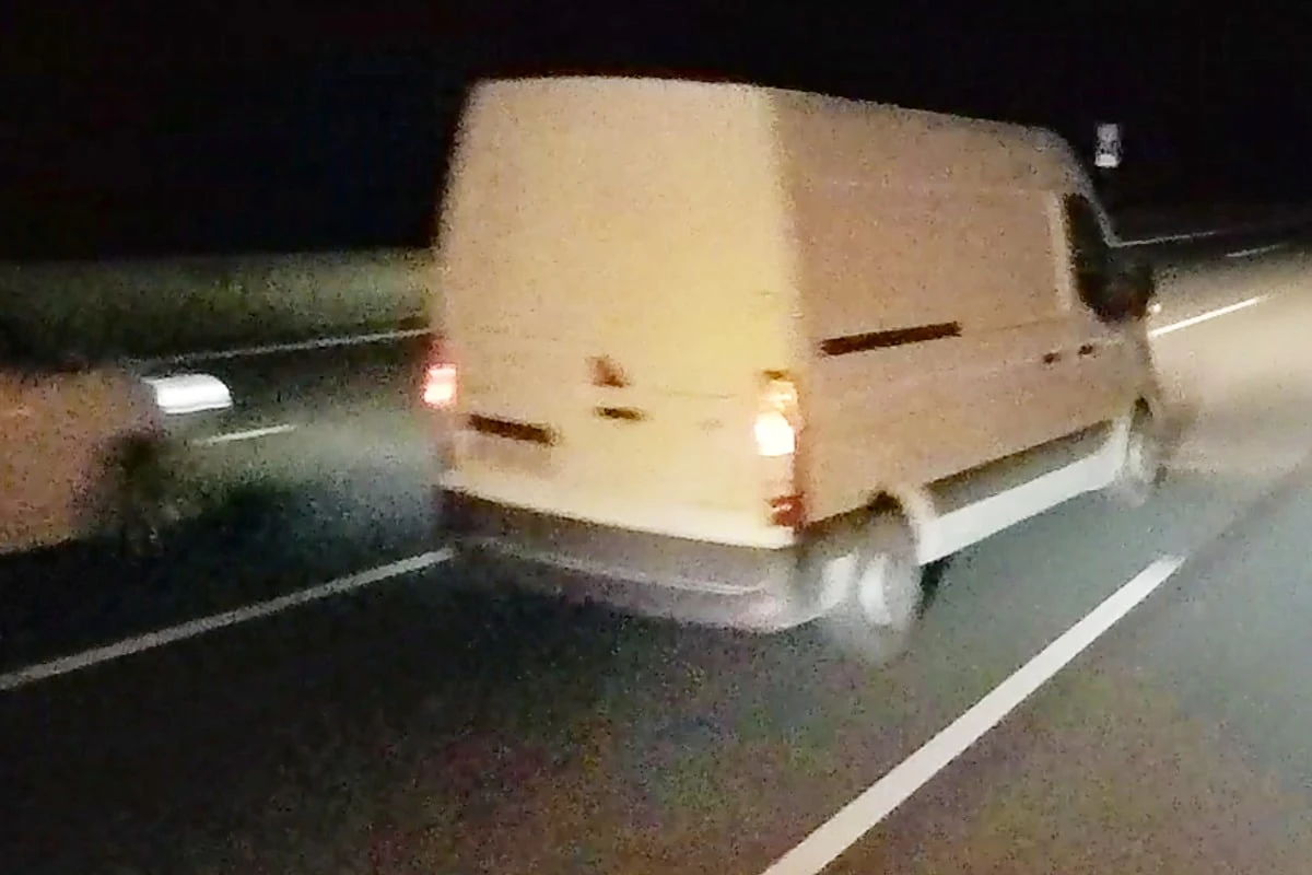 Acht Sekunden nach dieser Aufnahme passiert das tödliche Unglück