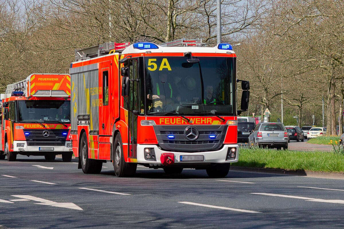 Brand in Kölner Entsorgungsbetrieb: Feuerwehr mit zahlreichen Kräften im Einsatz