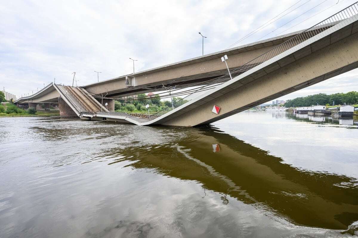 Nach Einsturz: Carolabrücke wohl monatelang dicht